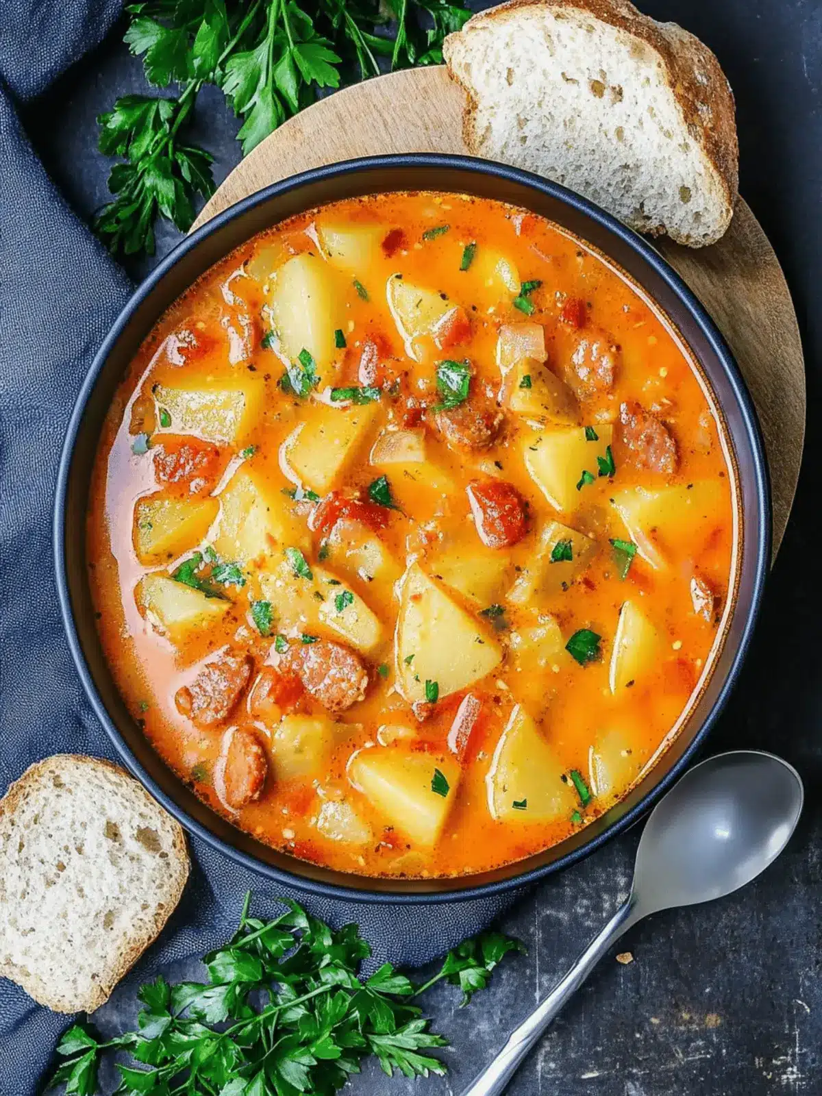 Spanish Potato and Chorizo Soup for Cozy Nights In 4 Spanish Potato and Chorizo Soup
