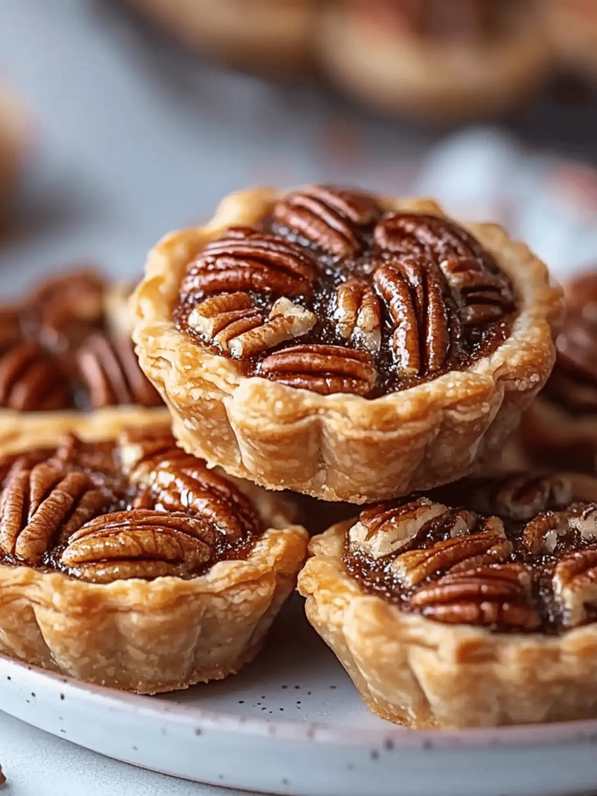 Irresistible Mini Pecan Tarts: A Must-Try Southern Delight 4 Mini Pecan Tarts