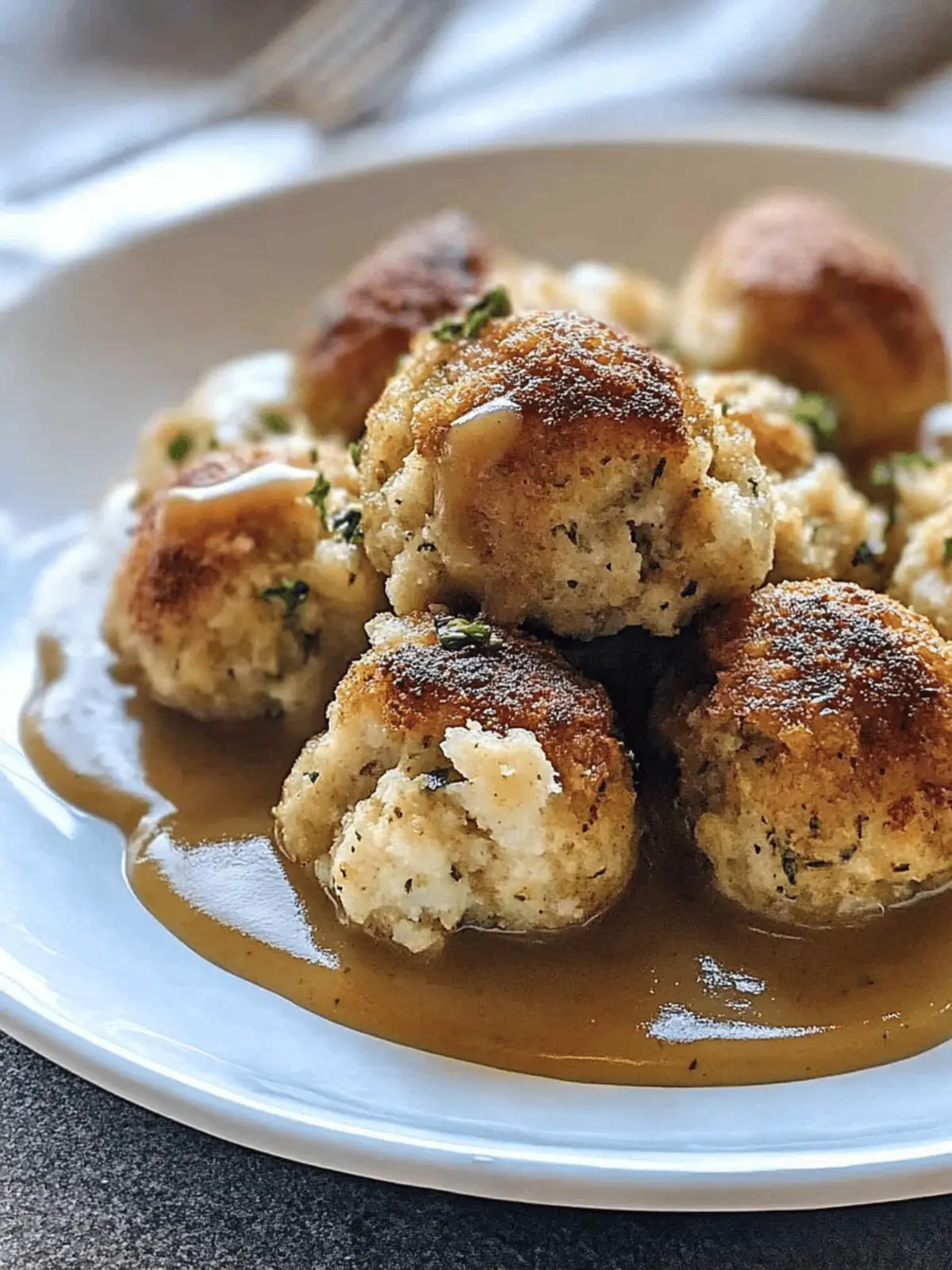 Turkey stuffing Balls