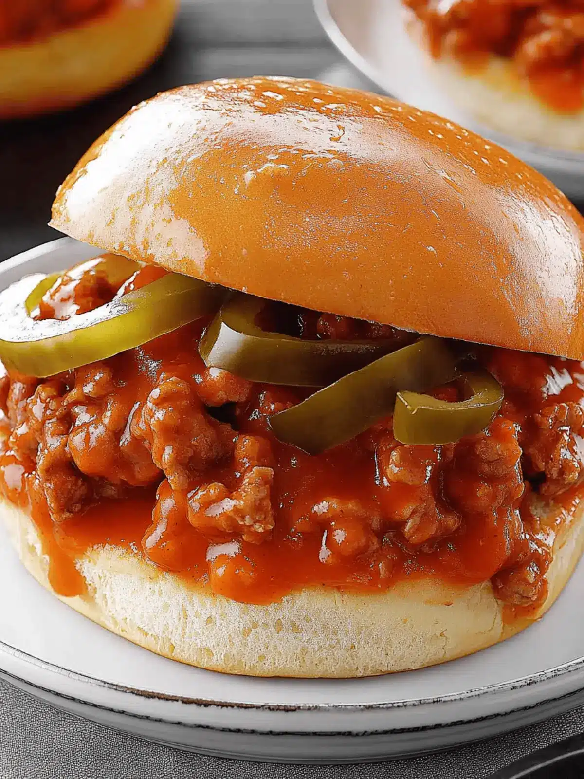 Slow-Cooked Turkey Sloppy Joes