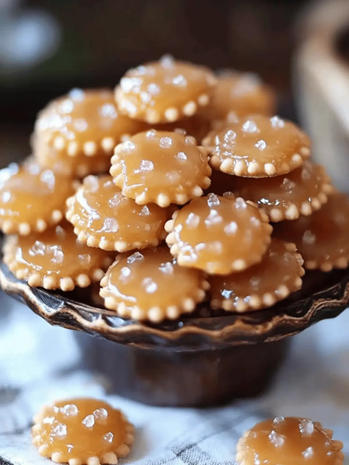 Salted Caramel Cracker Bites