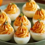 Pumpkin Patch Deviled Eggs