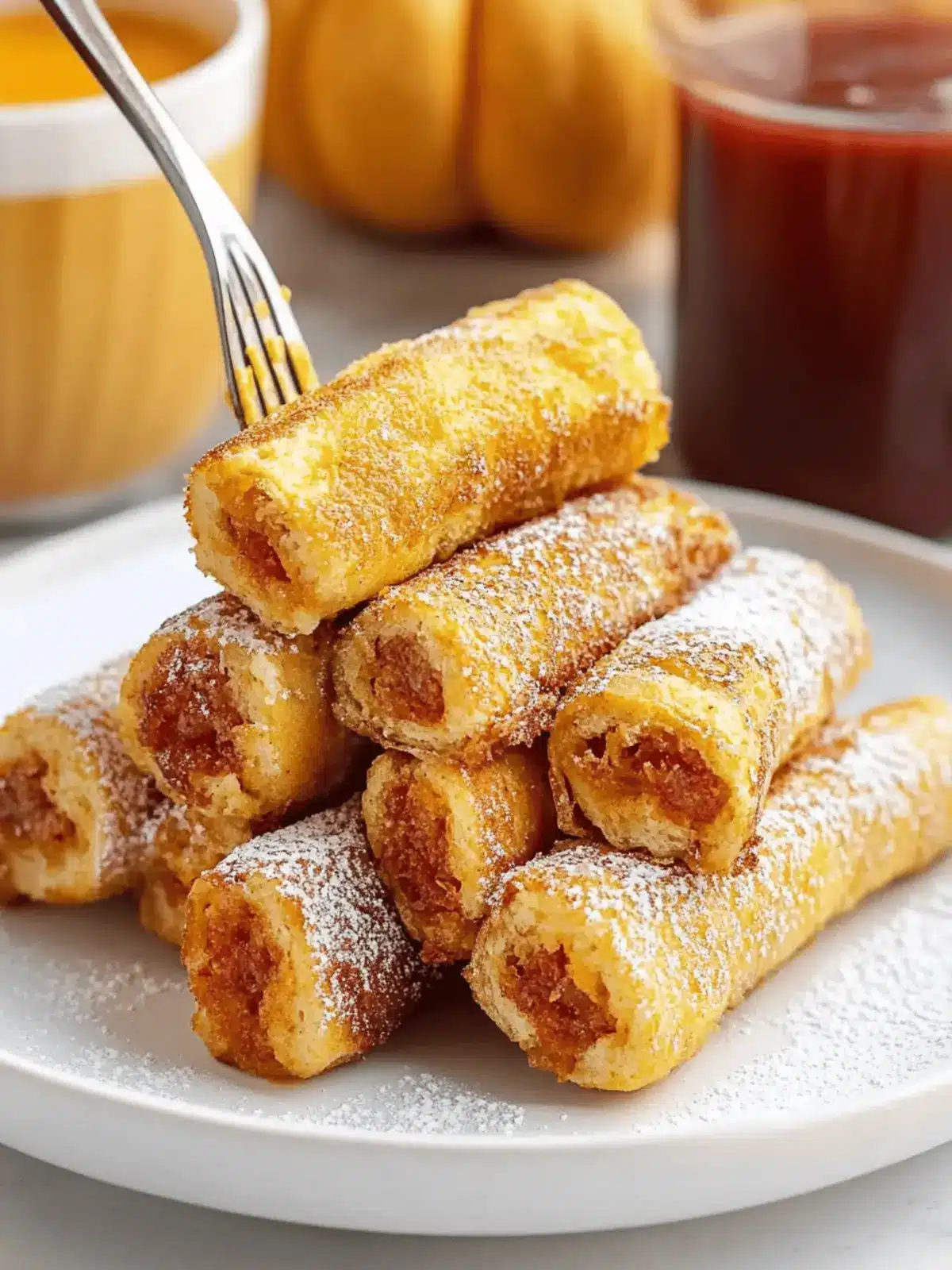 Pumpkin French Toast Roll-Ups for a Cozy Fall Breakfast 2 Pumpkin French Toast Roll-Ups