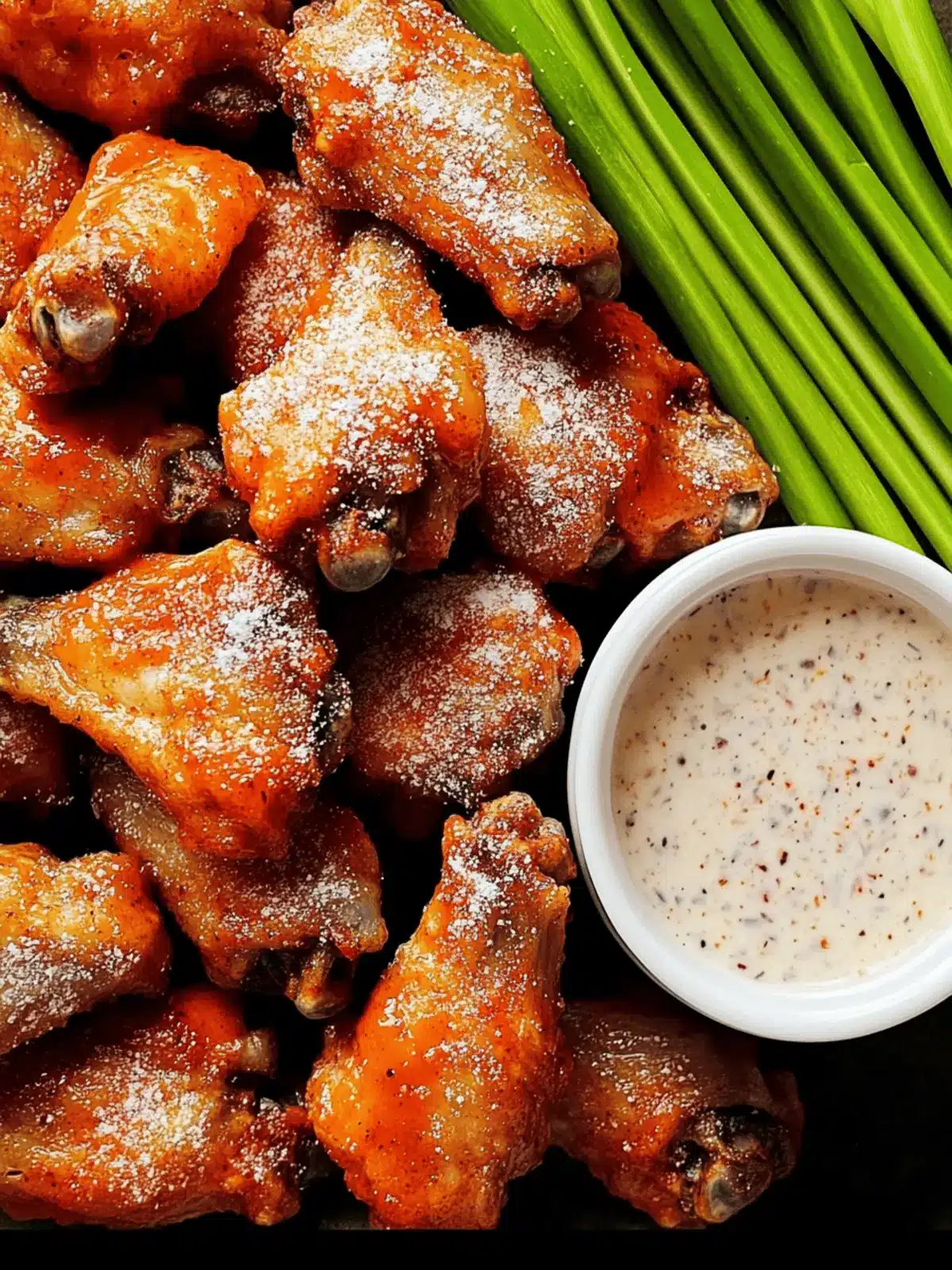 Ranch Wings & Buffalo Sauce