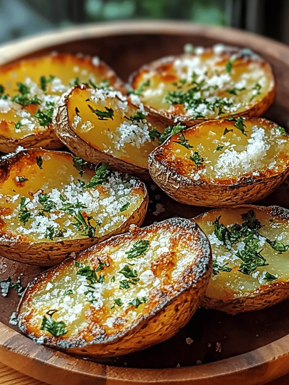 Crispy Garlic Herb Roasted Potato Skins