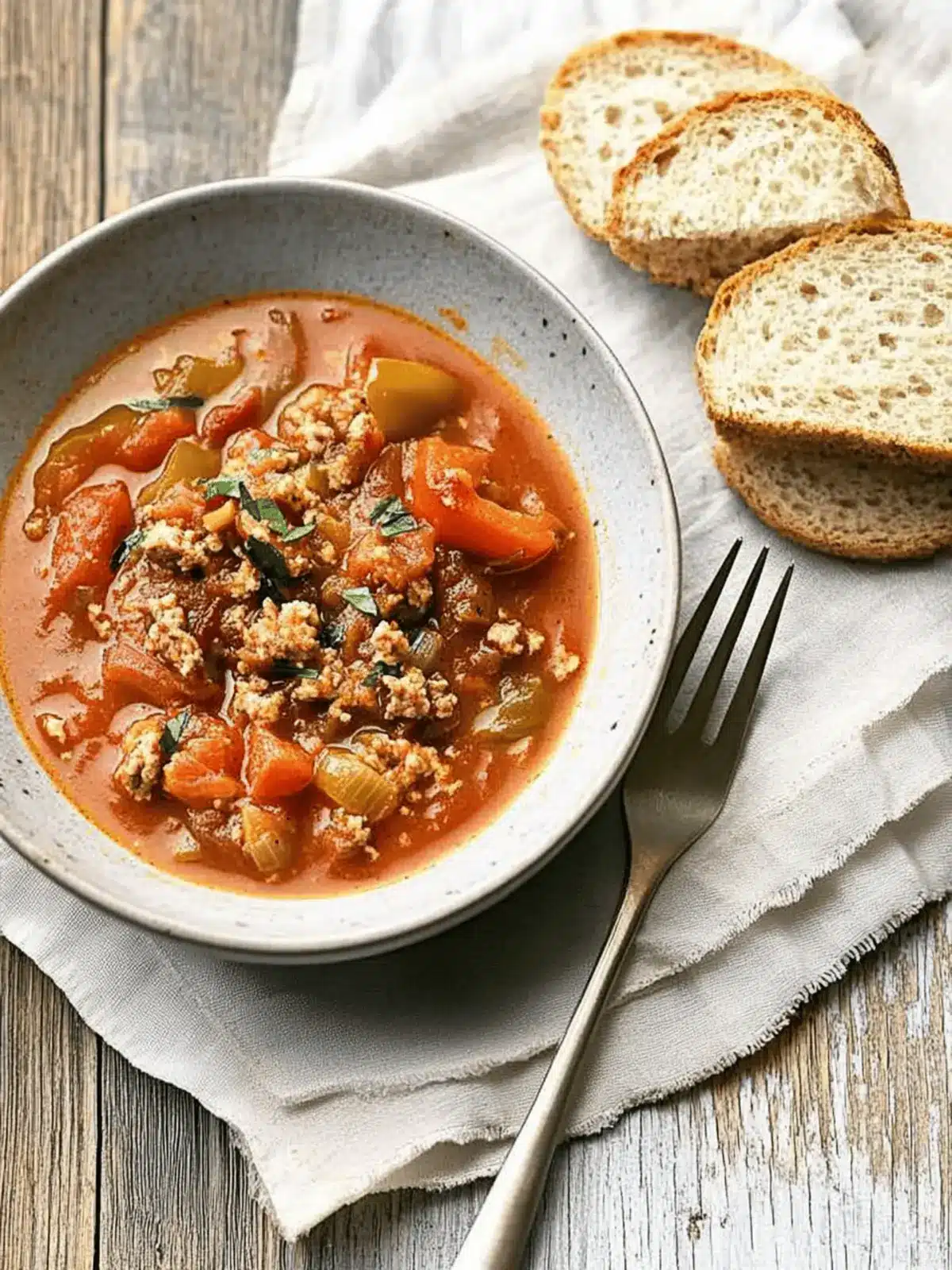 Comforting Stuffed Pepper Soup Ready in Under 1 Hour 4 Stuffed Pepper Soup
