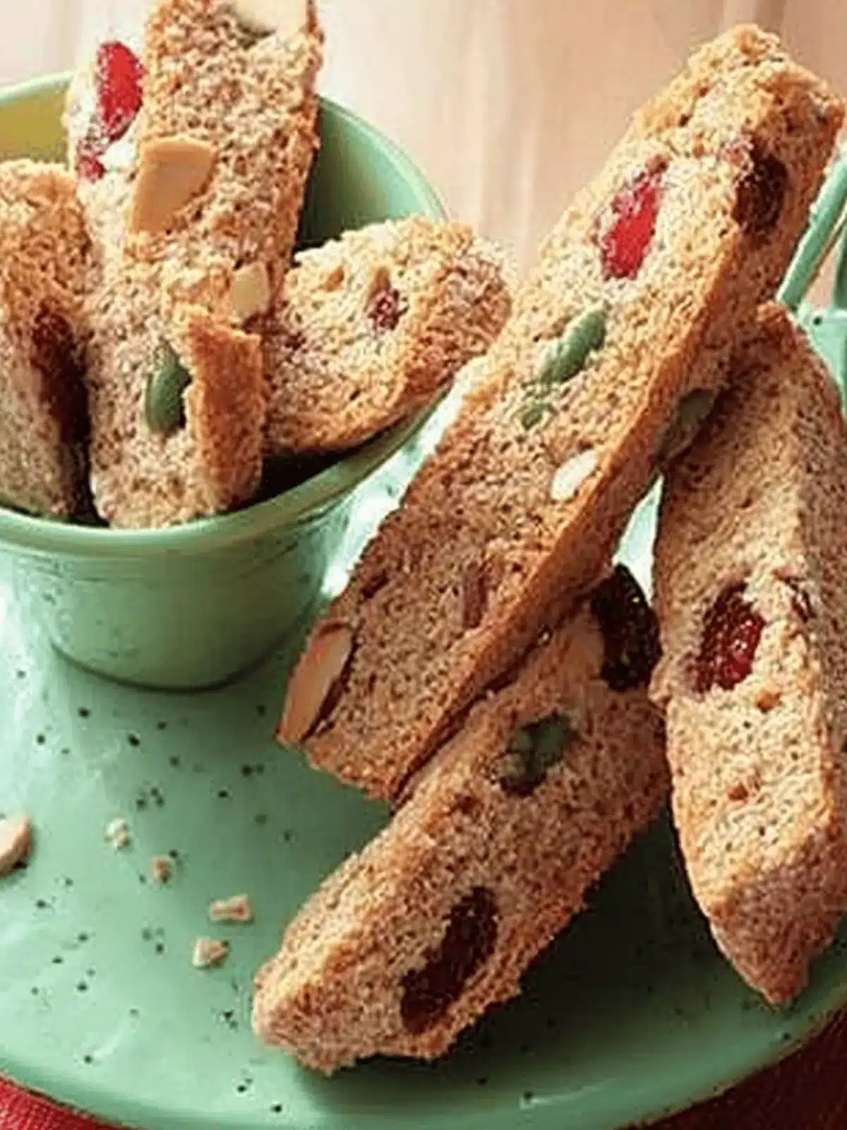 Almond Cherry Biscotti