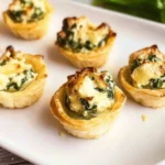 Mini Cheese and Spinach Tartlets