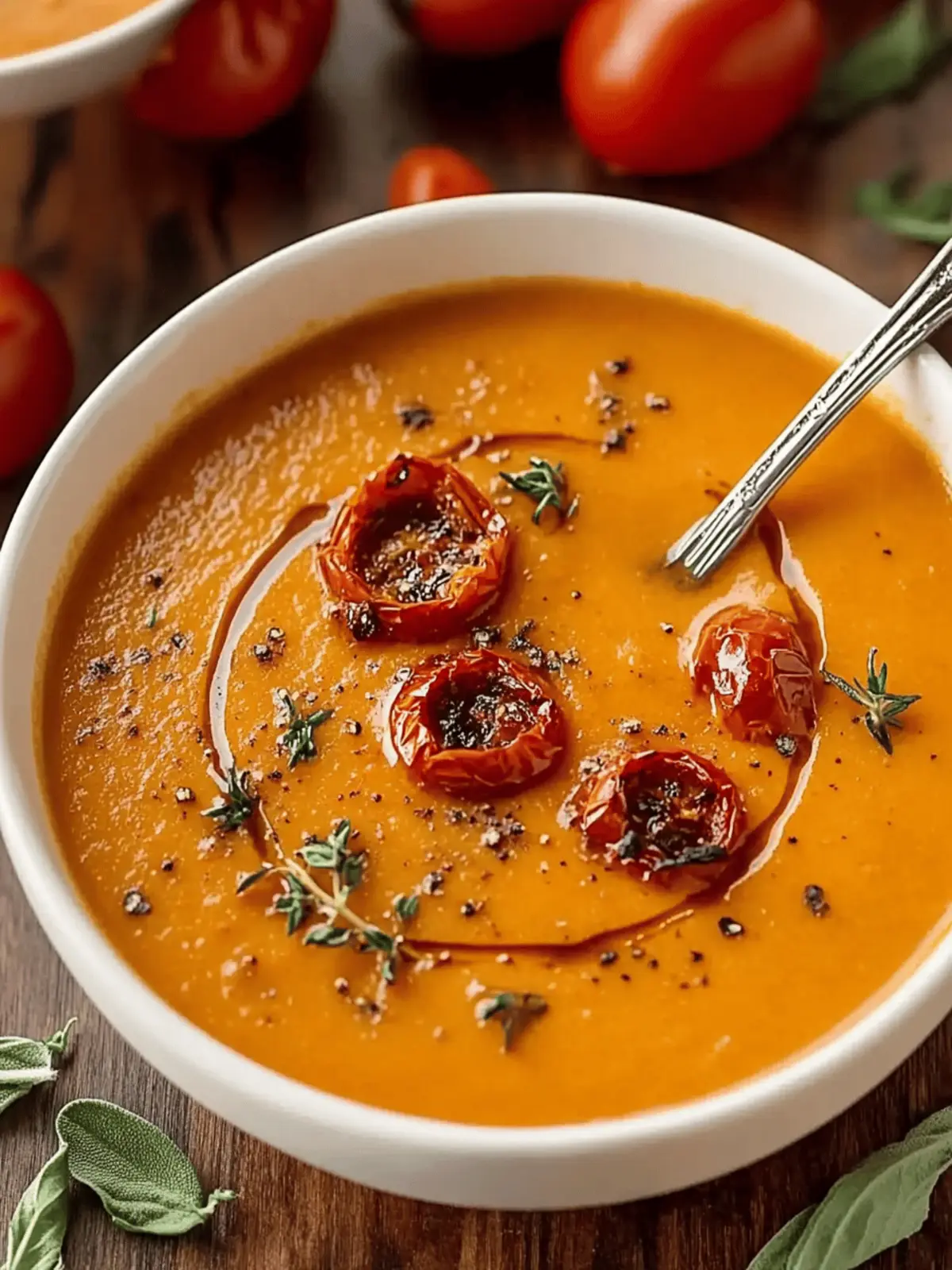 Creamy Roasted Garlic Tomato Soup for Cozy Nights 2 Roasted Garlic Tomato Soup