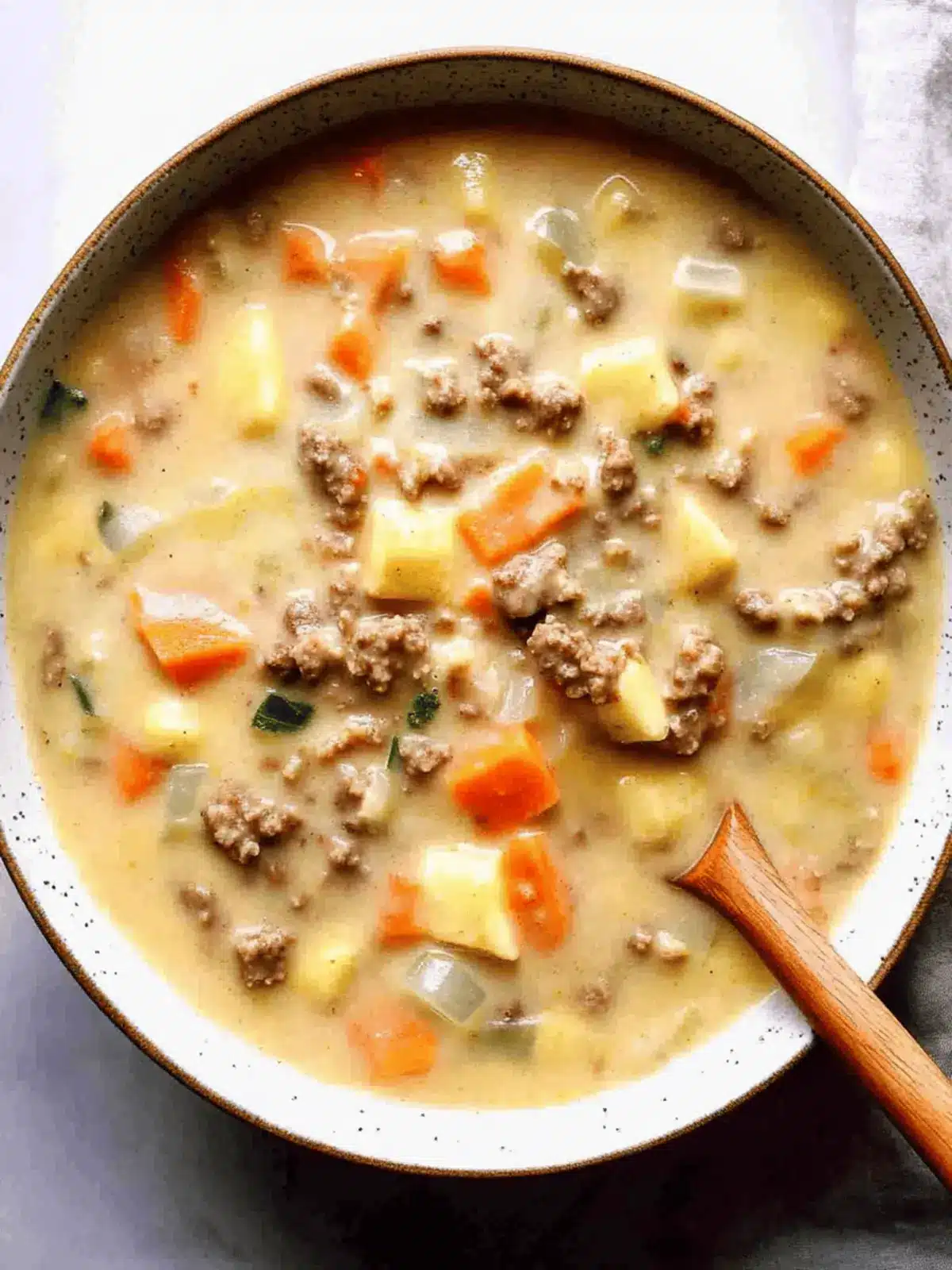 Cheeseburger Soup