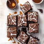 Spider Web Brownies