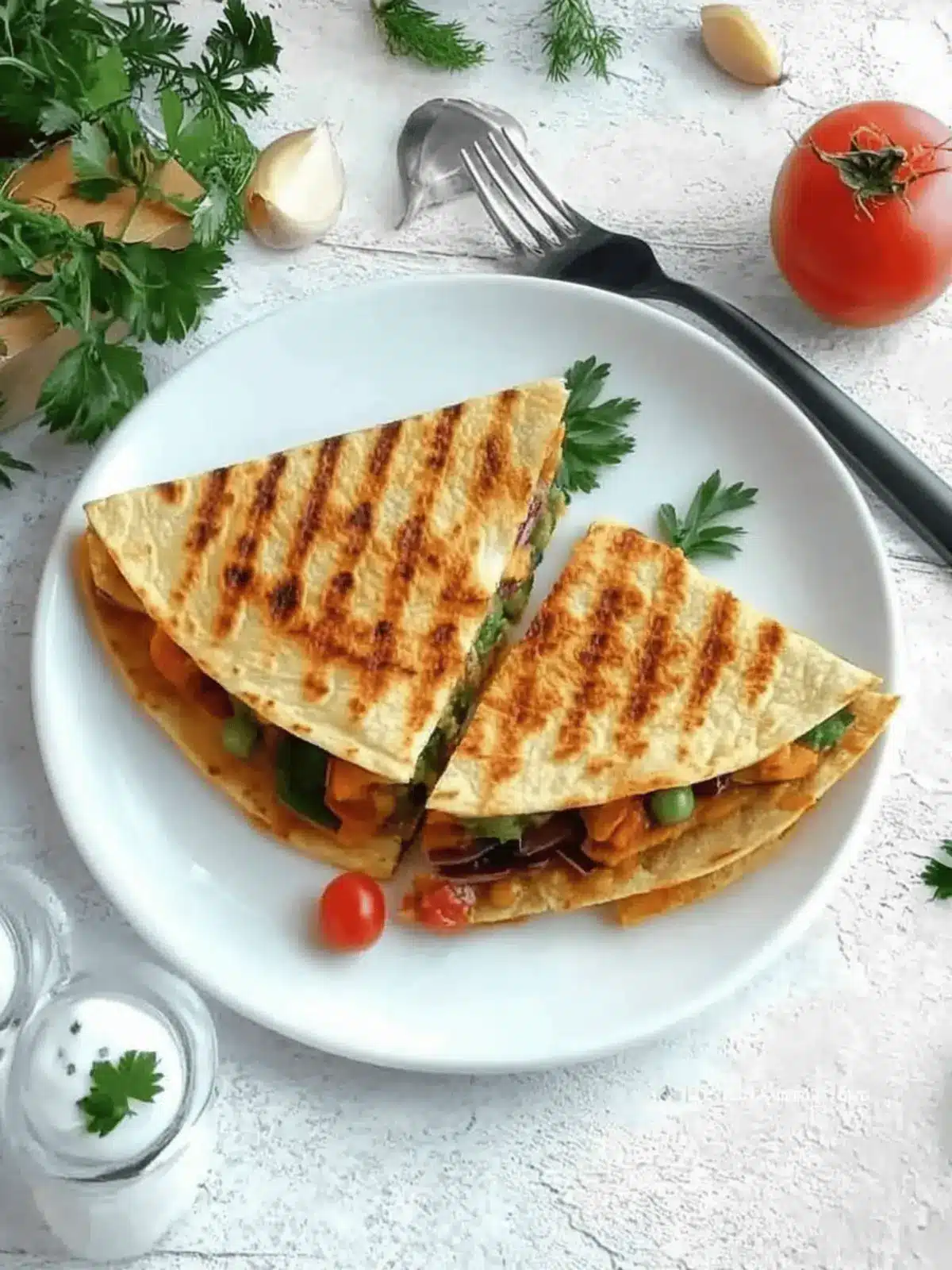 Lentil Quesadilla