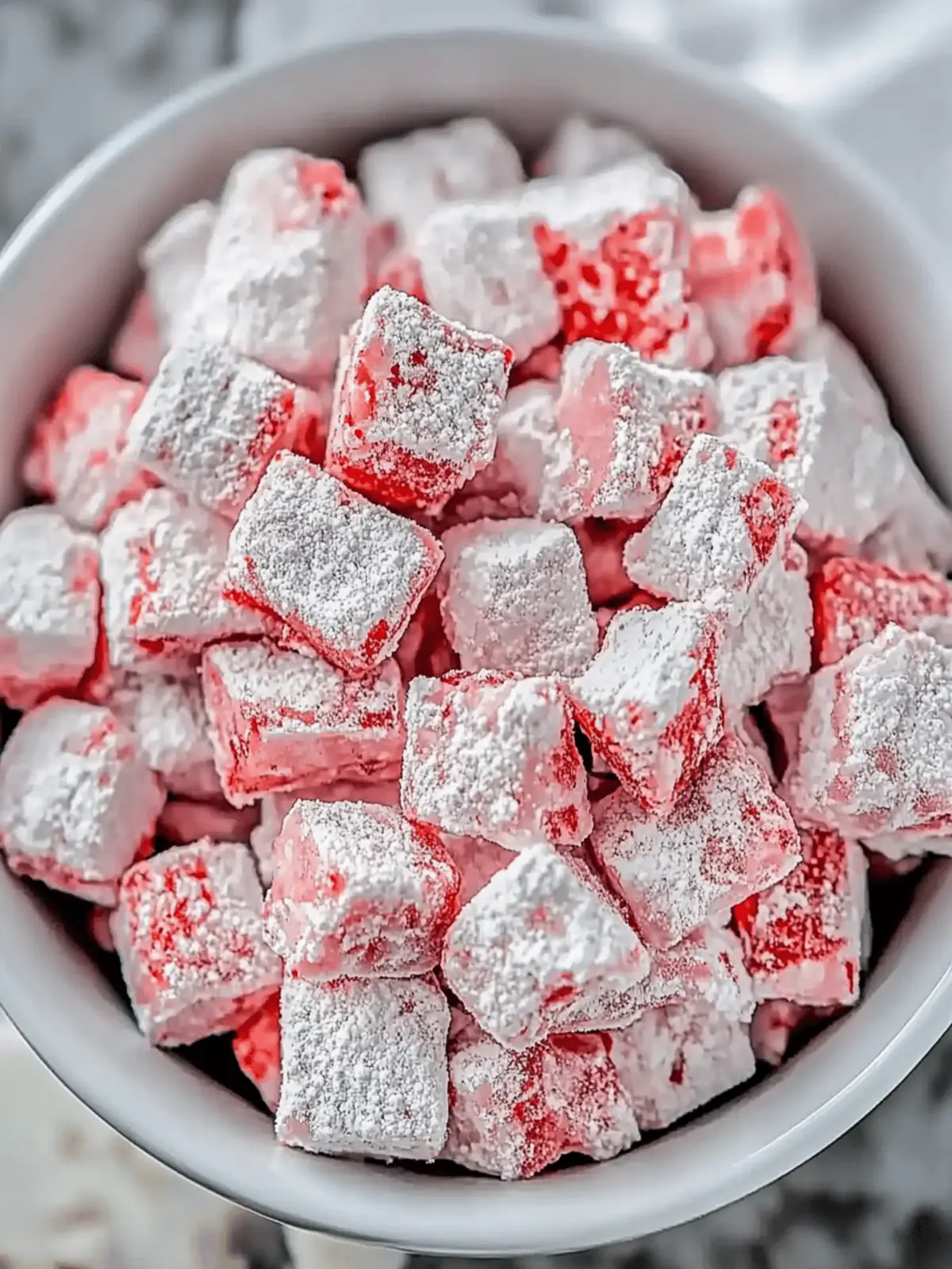 Strawberry Shortcake Puppy Chow
