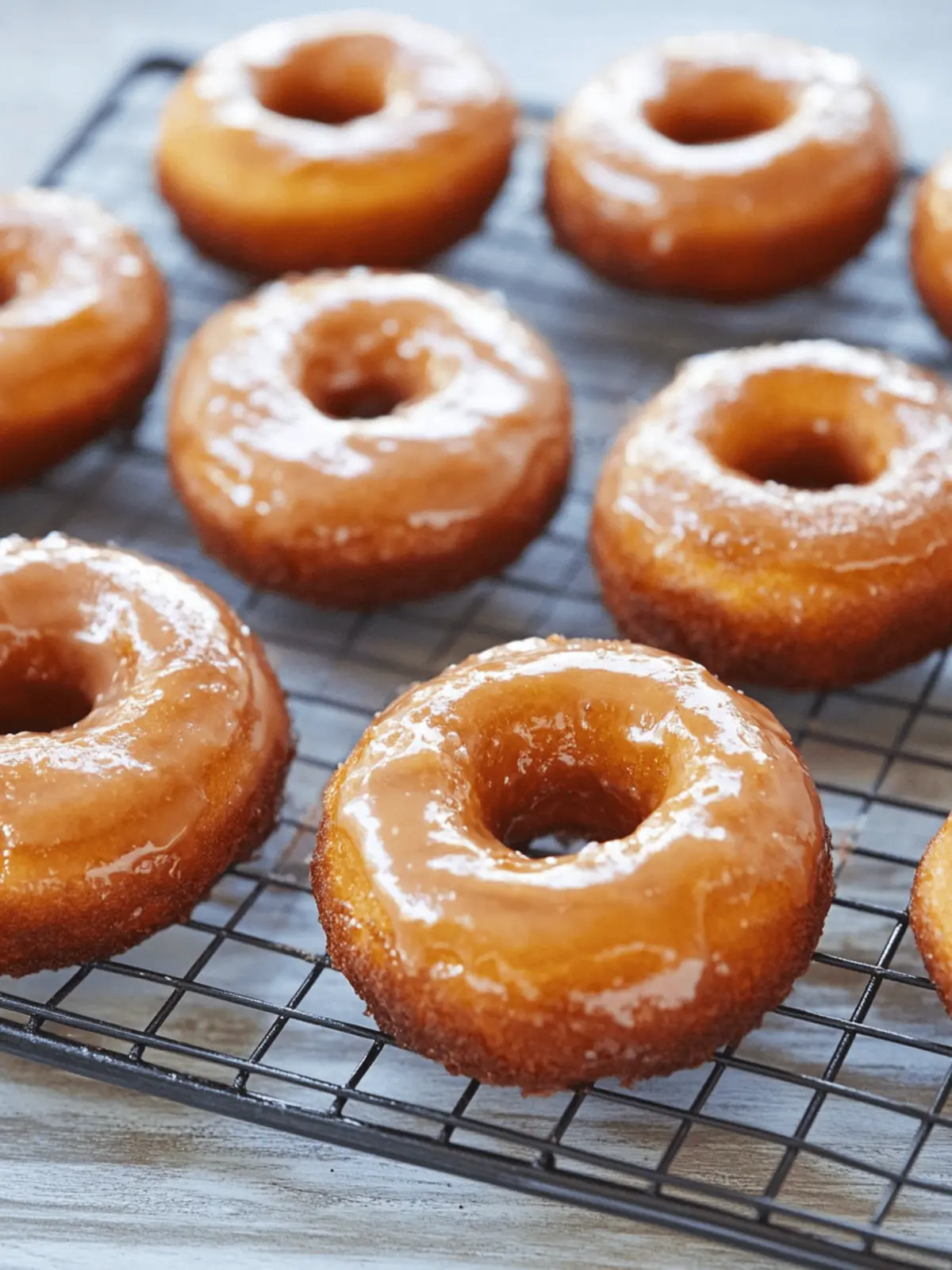 Glazed Pumpkin Donuts