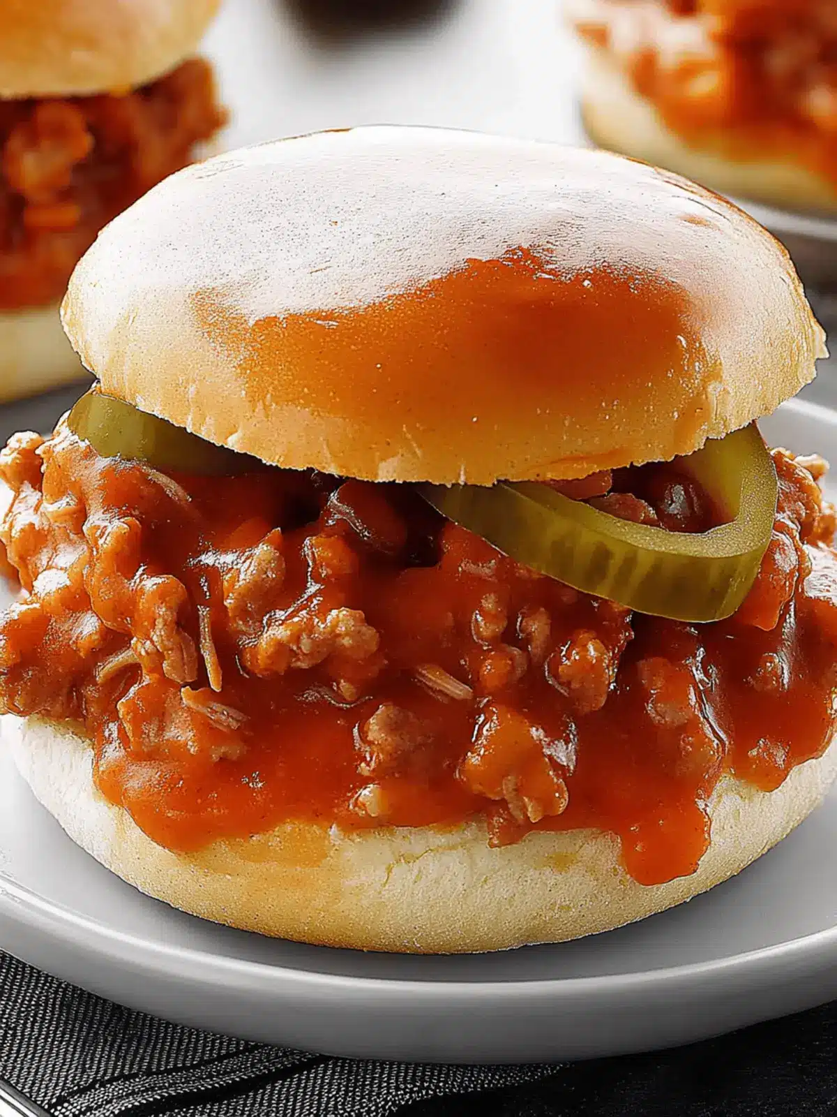 Slow-Cooked Turkey Sloppy Joes