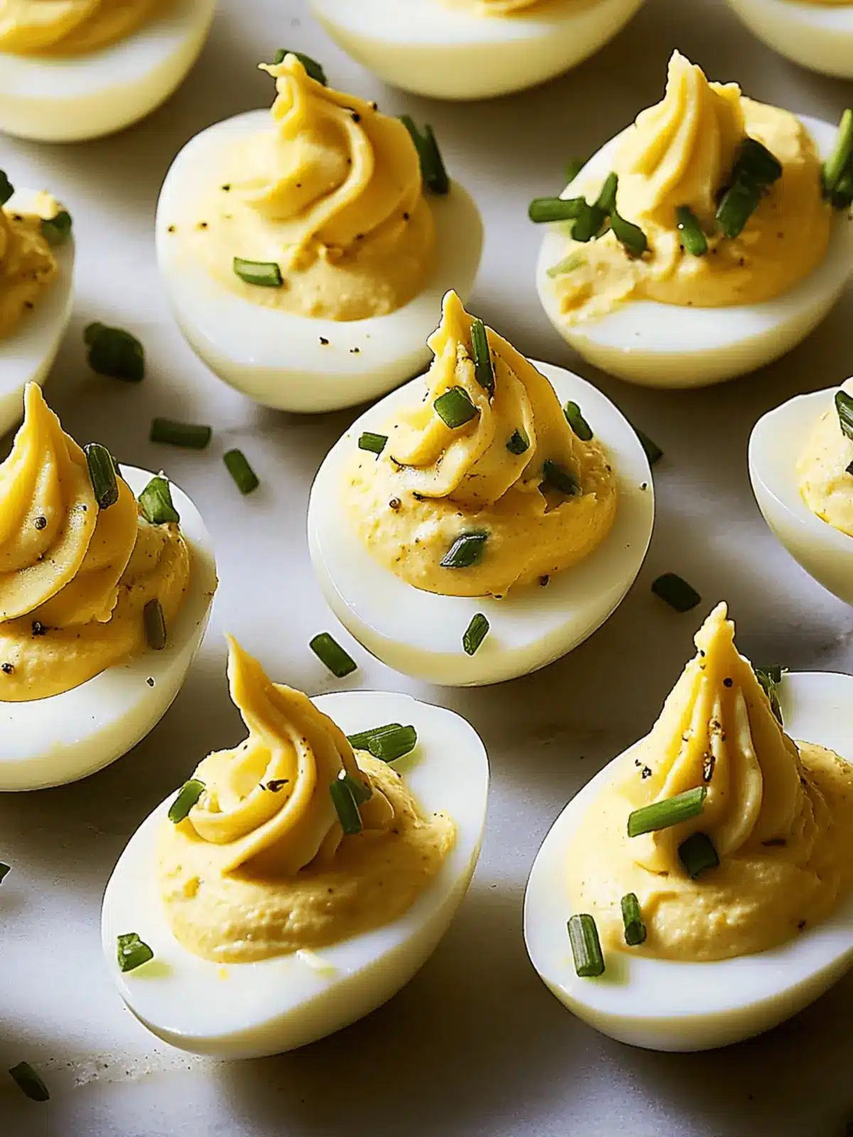 Sour Cream & Onion Deviled Eggs