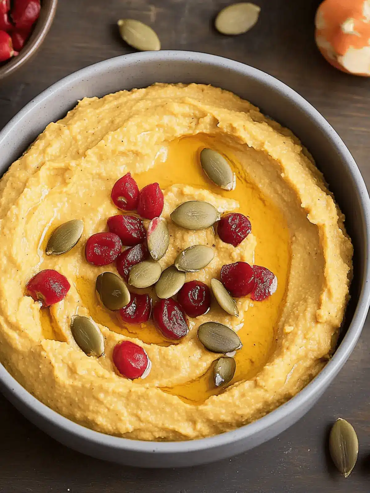Pumpkin Hummus Bliss: A Cozy Fall Snack You’ll Love 5 Pumpkin Hummus