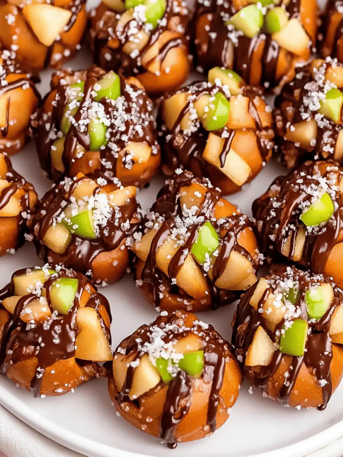 Caramel Apple Pretzel Bites: Sweet, Salty Fall Delight 4 Caramel Apple Pretzel Bites