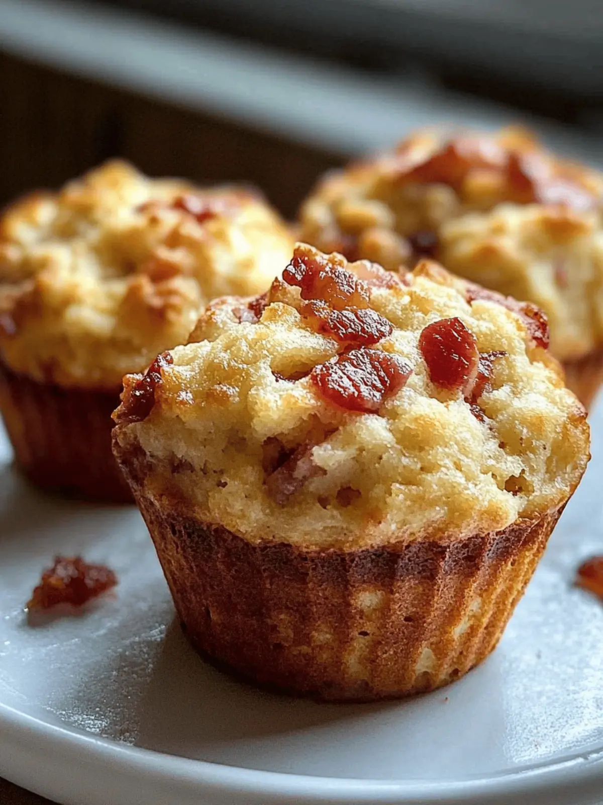 Maple Bacon Pancake Muffins