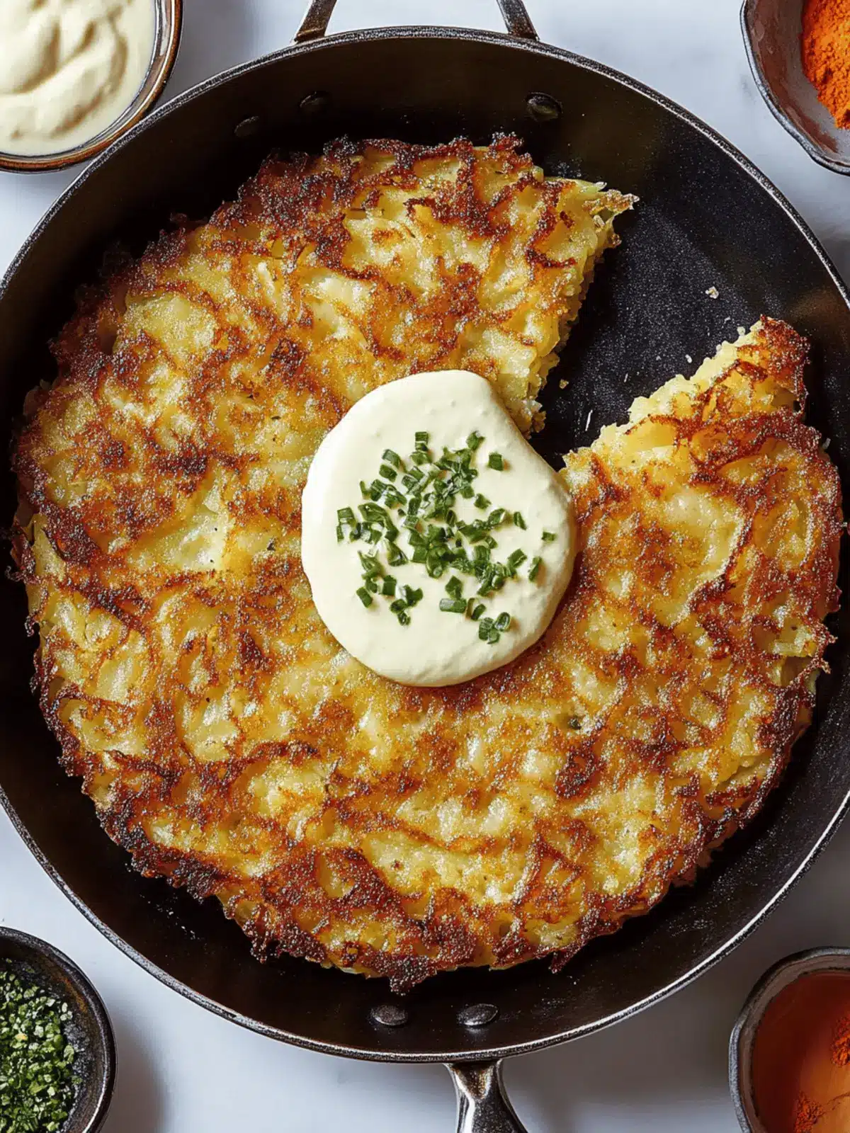 Giant Skillet Latke That Makes Comfort Food a Breeze 4 Giant Skillet Latke