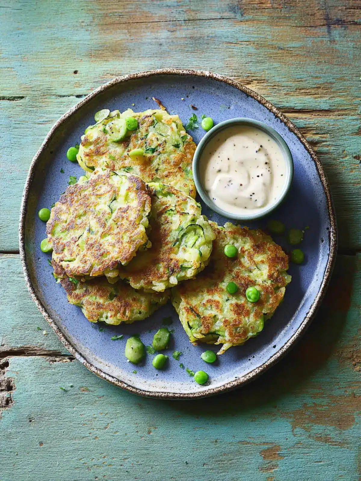 Courgette fritters