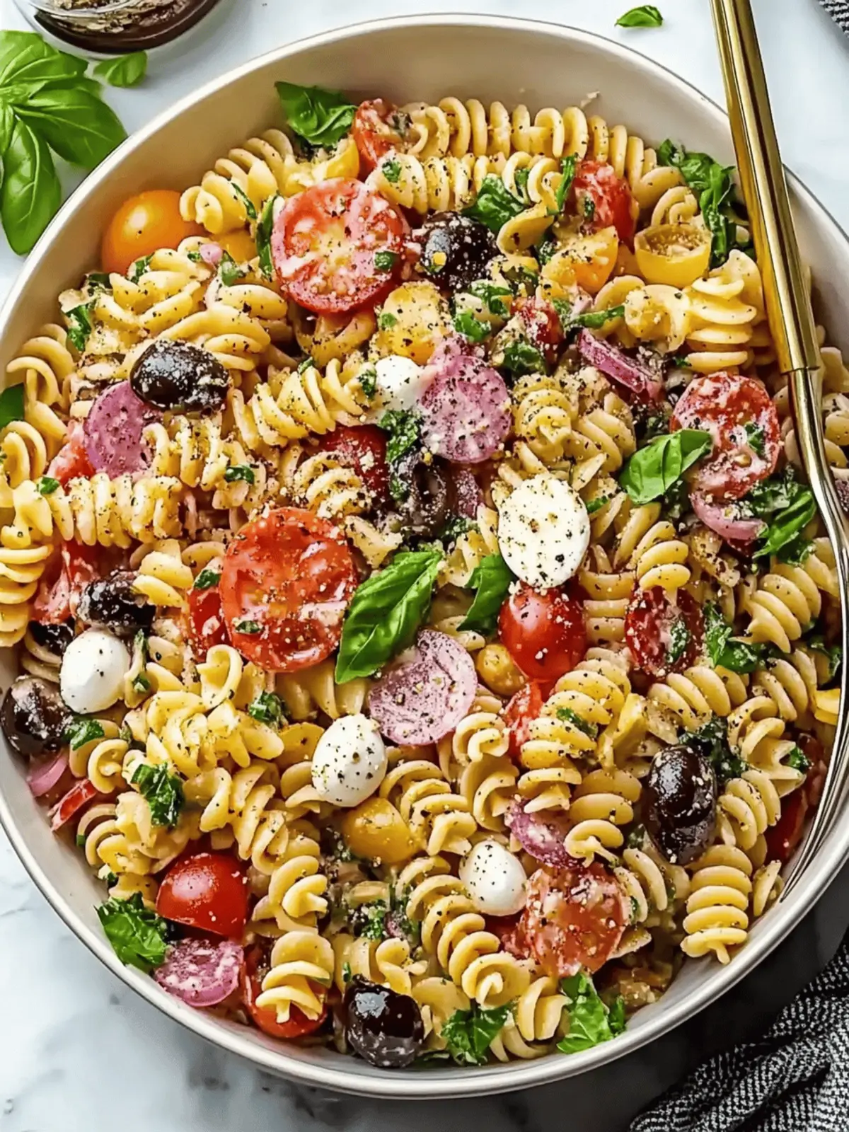 Quick Italian Pasta Salad: A Flavor-Packed Meal for Any Day 4 Quick Italian Pasta Salad