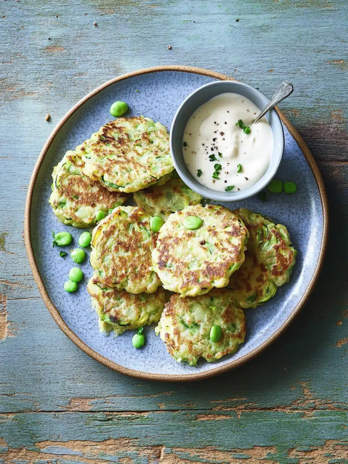 Courgette fritters