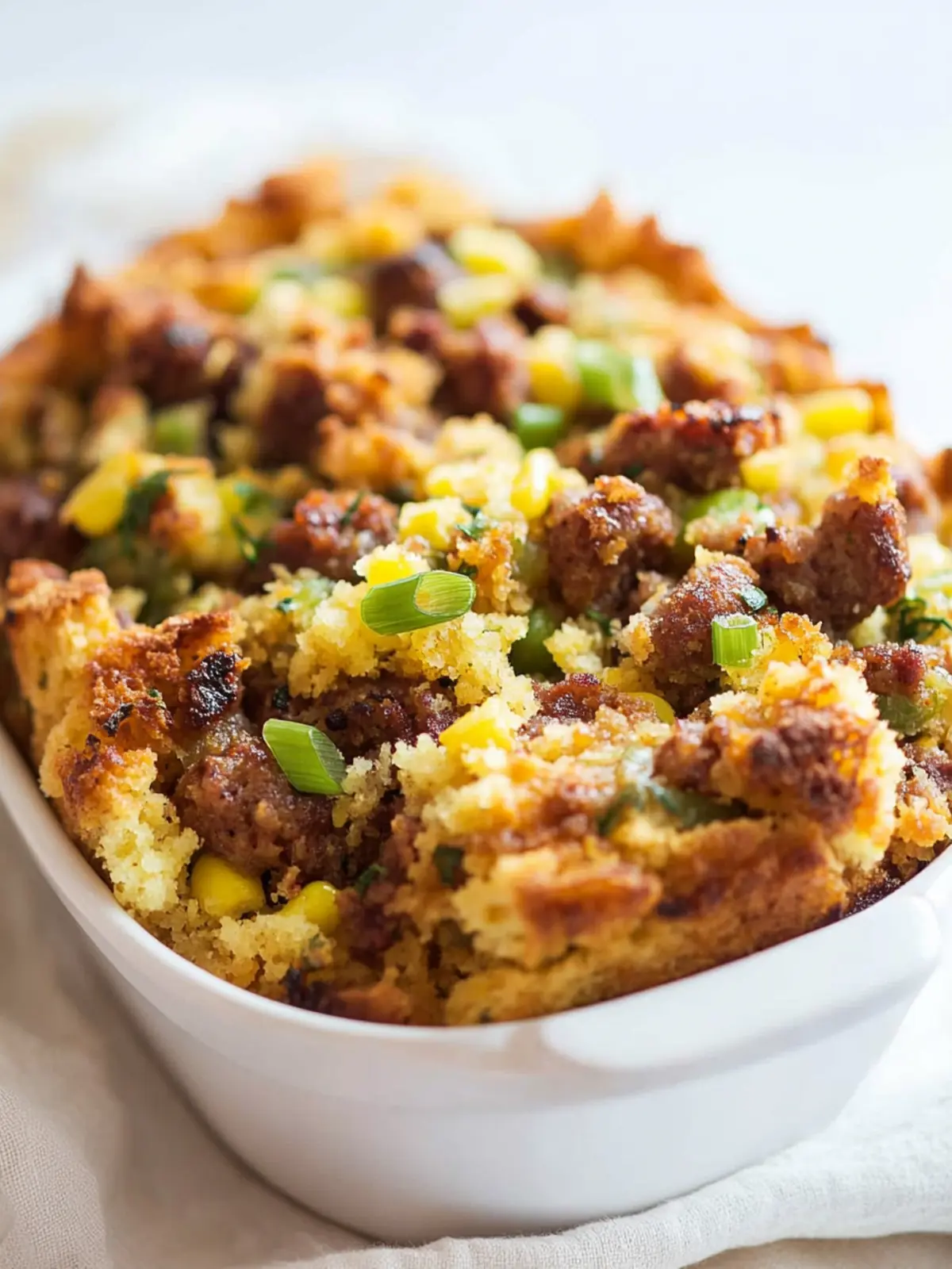 Savory Cornbread Dressing with Sausage for a Cozy Holiday Feast 2 Cornbread Dressing with Sausage