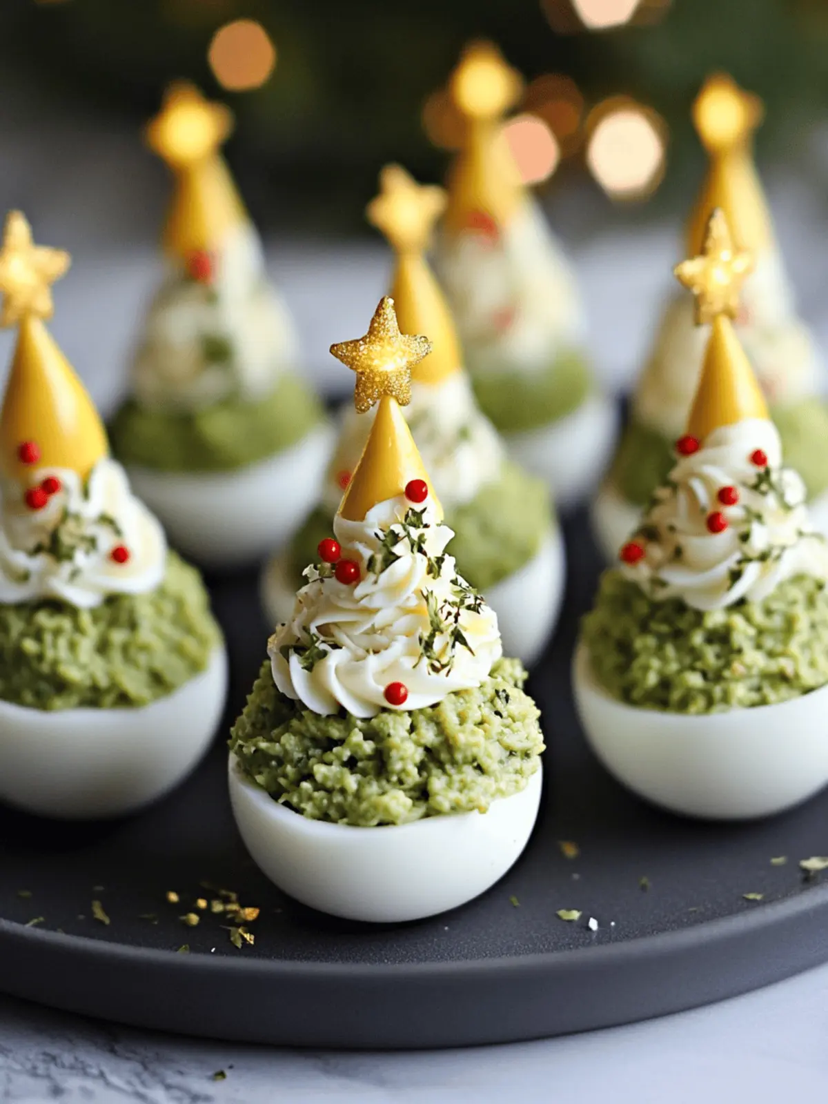 Deviled Egg Christmas Trees: A Fun Holiday Treat to Share 4 Deviled Egg Christmas Trees