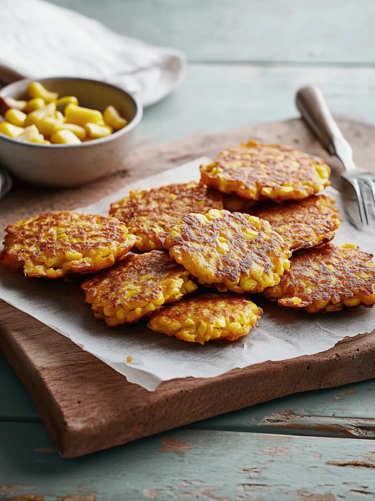 Crispy Sweetcorn Fritters Perfect for Easy Snacking 3 Sweetcorn fritters