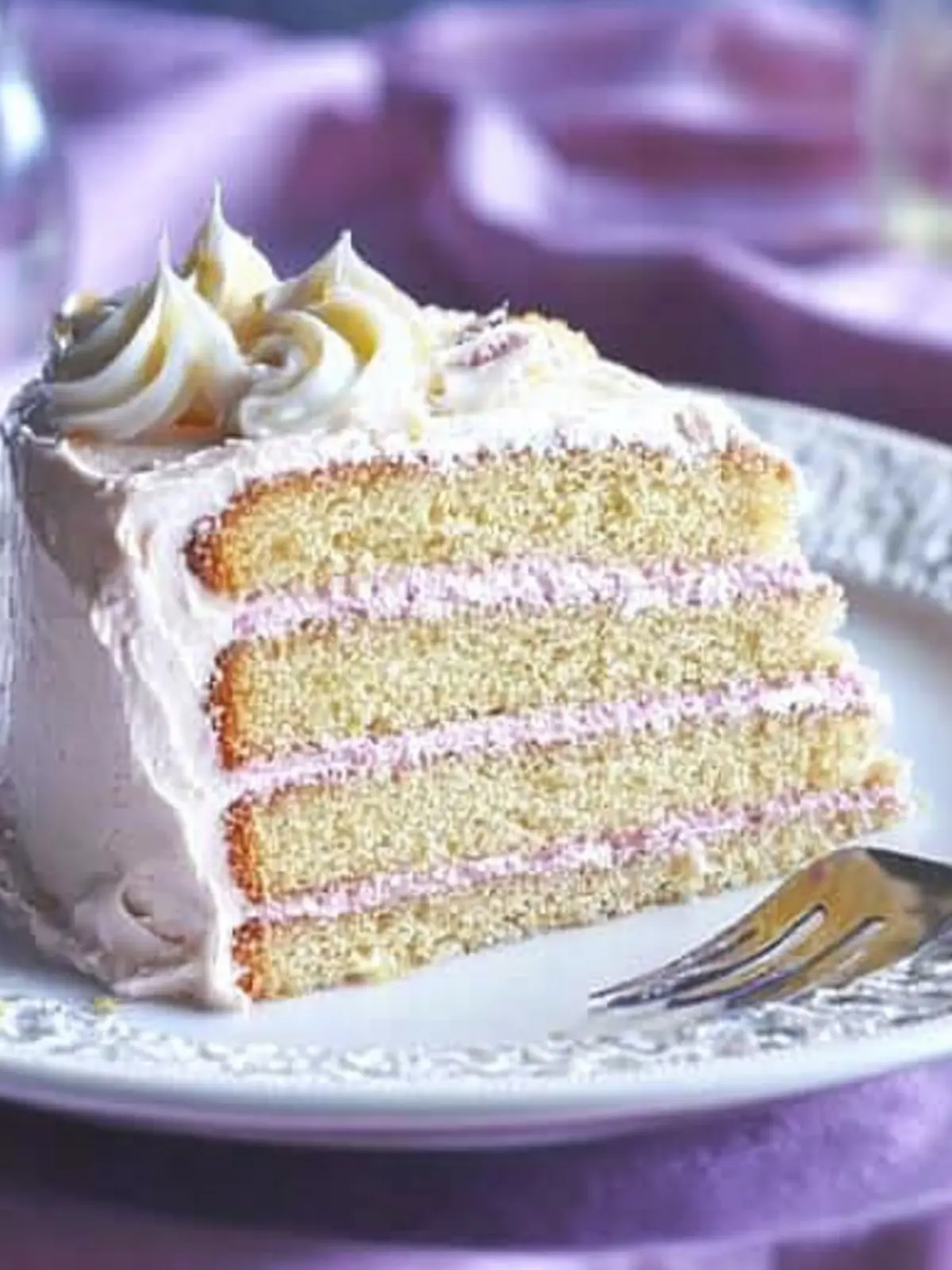 Champagne Cake with Champagne Italian Meringue Buttercream