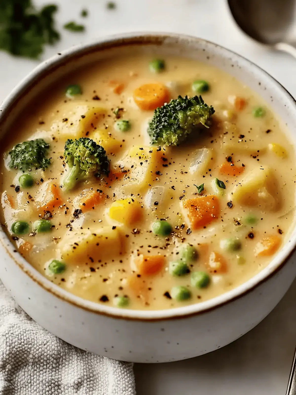 Veggie Pot Pie Soup