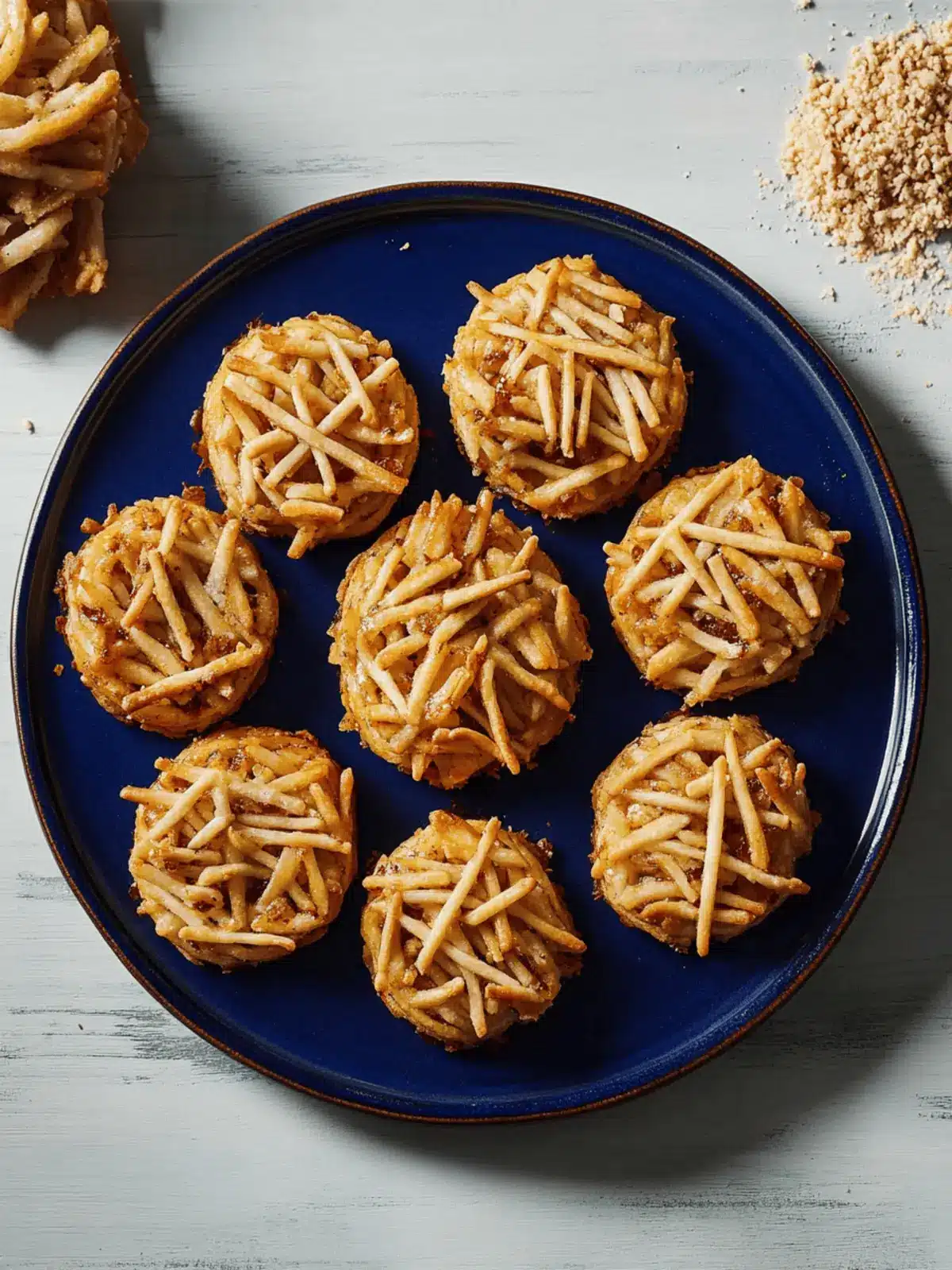 Sweet and Salty Latke Cookies with Apple Caramel Drizzle 2 Latke Cookies