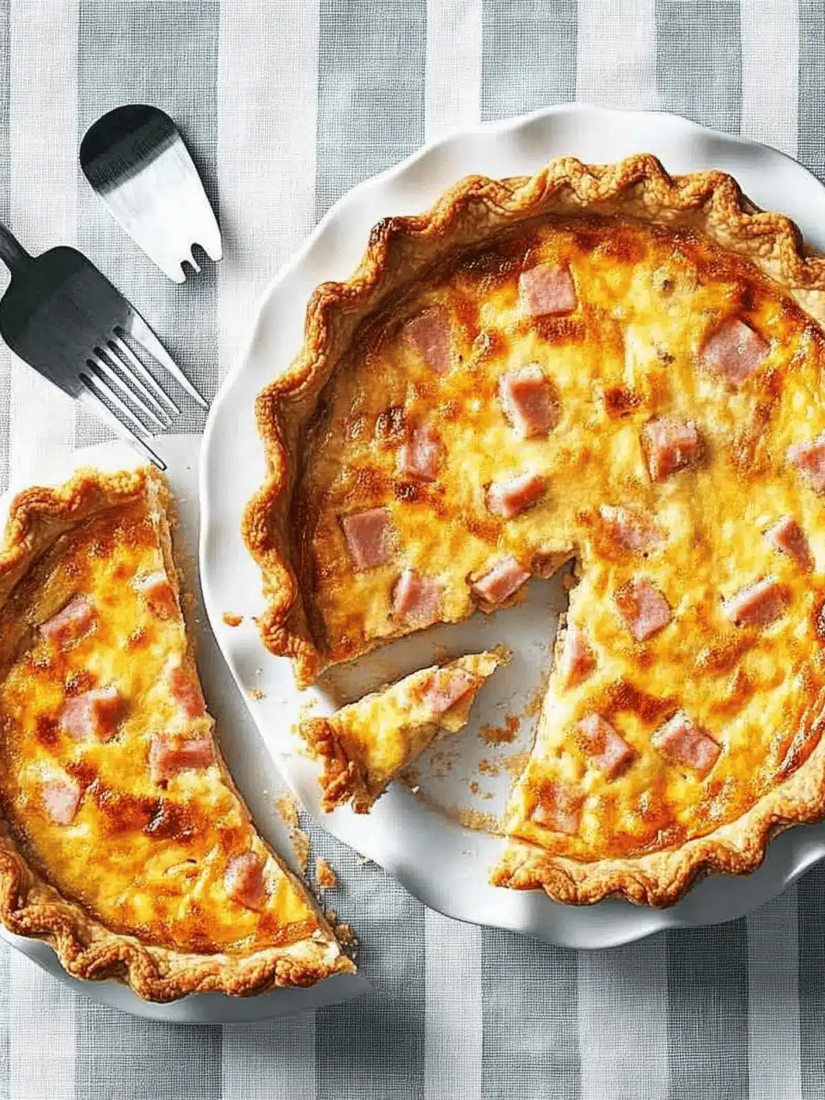 Ham and Cheese Quiche