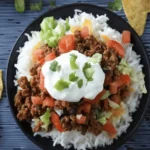 Savory Taco Rice Bowl: A Fun Twist on Dinner Tonight 7 Taco Rice