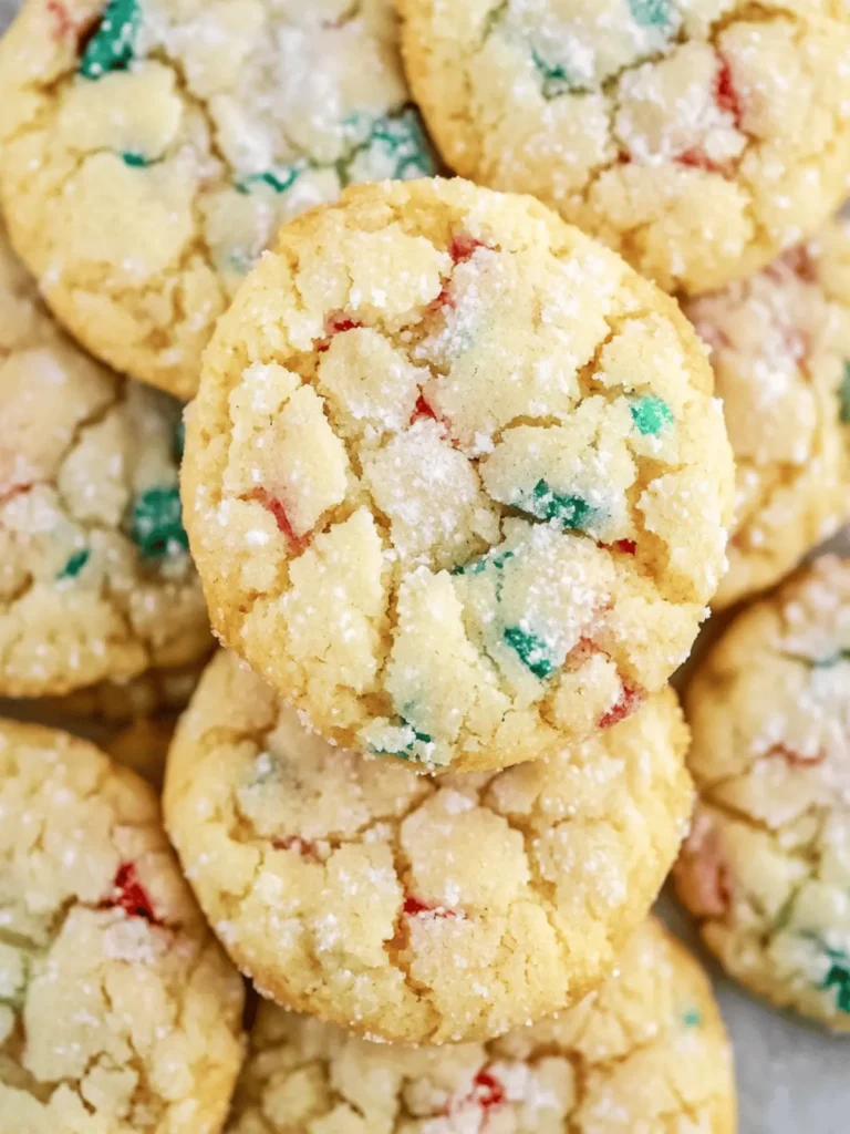 Christmas Gooey Butter Cookies