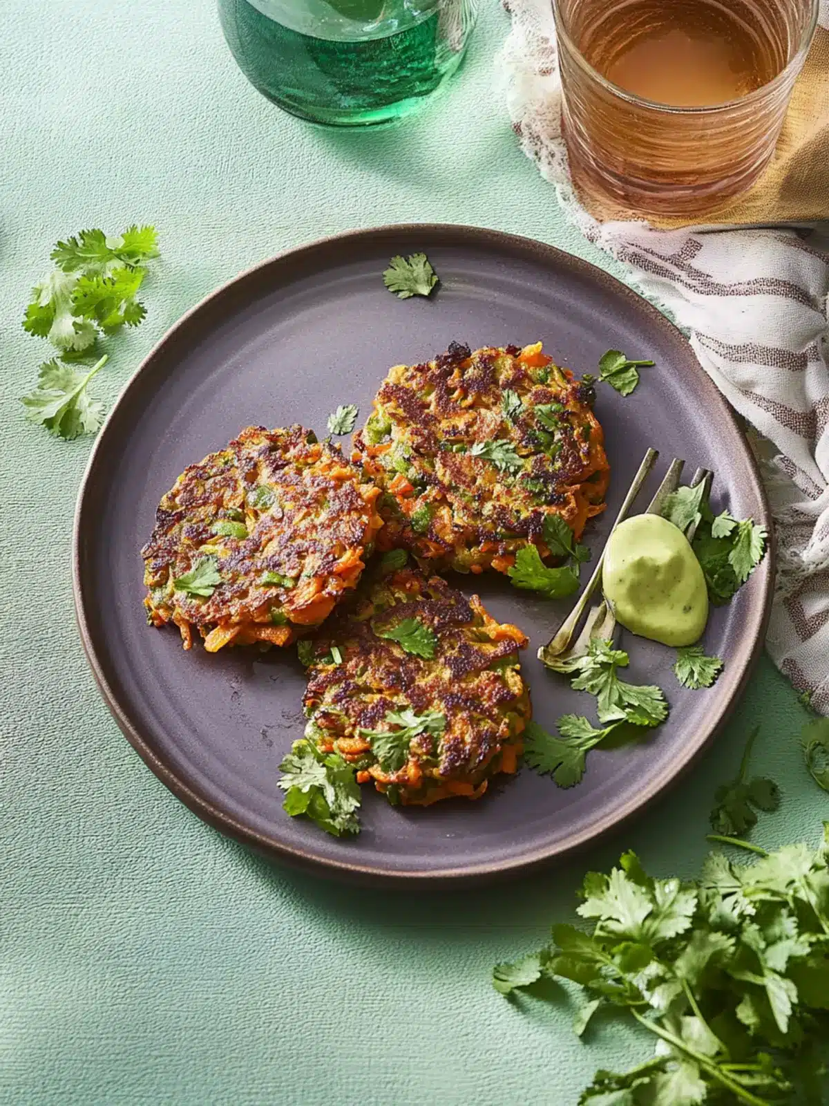 Savory Carrot and Coriander Fritters for Quick Delicious Lunches 5 Carrot and coriander fritters