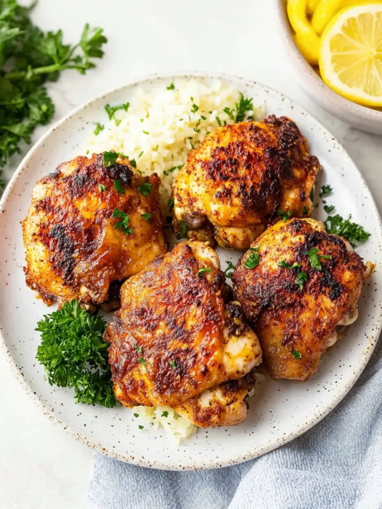 Air Fryer Chicken Thighs