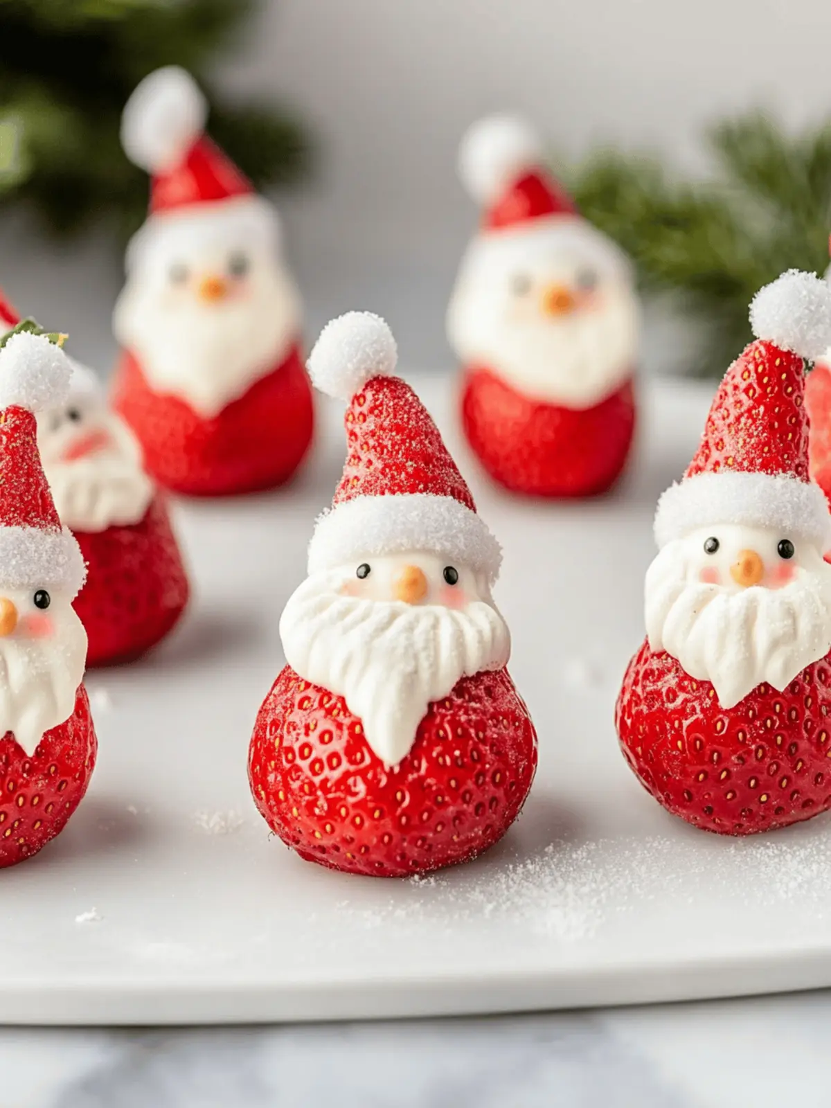Delightful Strawberry Santas: No-Bake Holiday Treats You’ll Love 5 Strawberry Santas