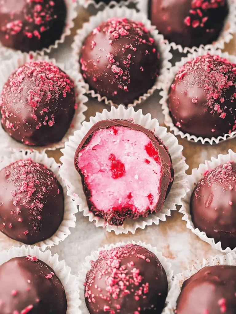 Raspberry Truffles