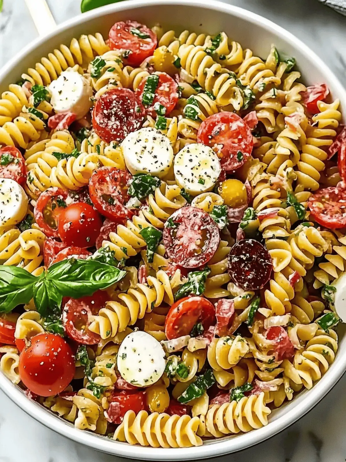 Quick Italian Pasta Salad: A Flavor-Packed Meal for Any Day 2 Quick Italian Pasta Salad