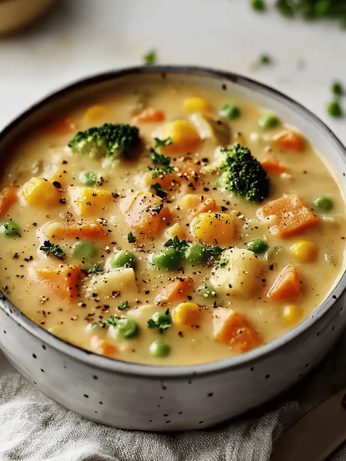 Veggie Pot Pie Soup