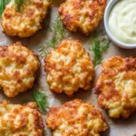 Cheesy Chicken Fritters