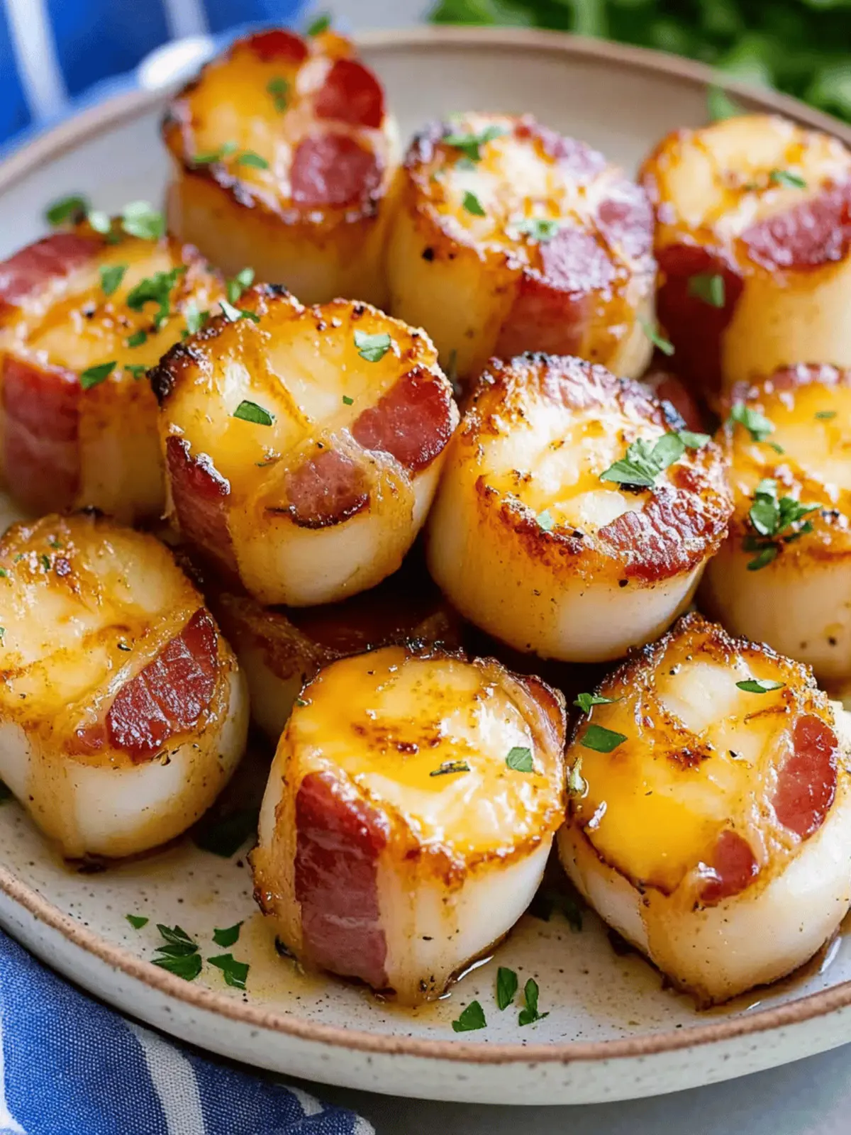 Bacon Wrapped Scallops