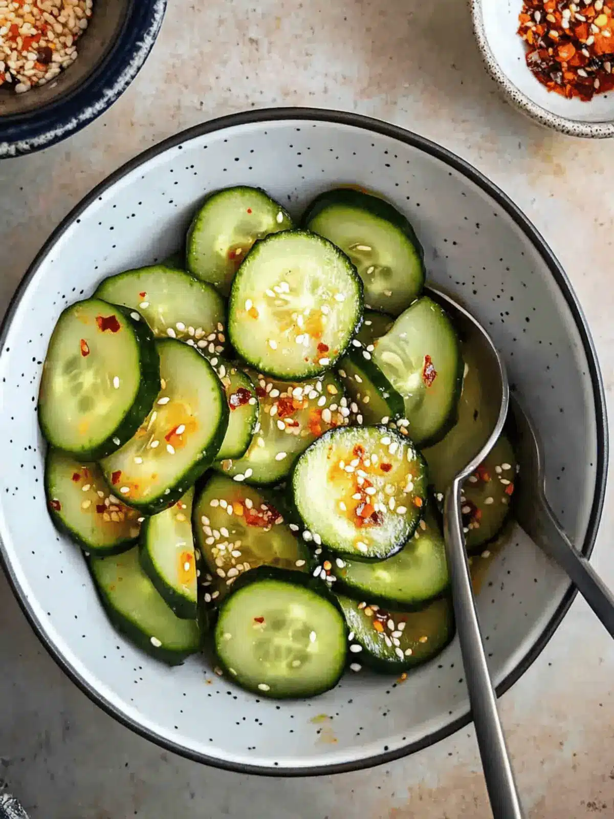 Zesty Spicy Asian Cucumber Salad: A Refreshing Vegan Delight 4 Spicy Asian Cucumber Salad