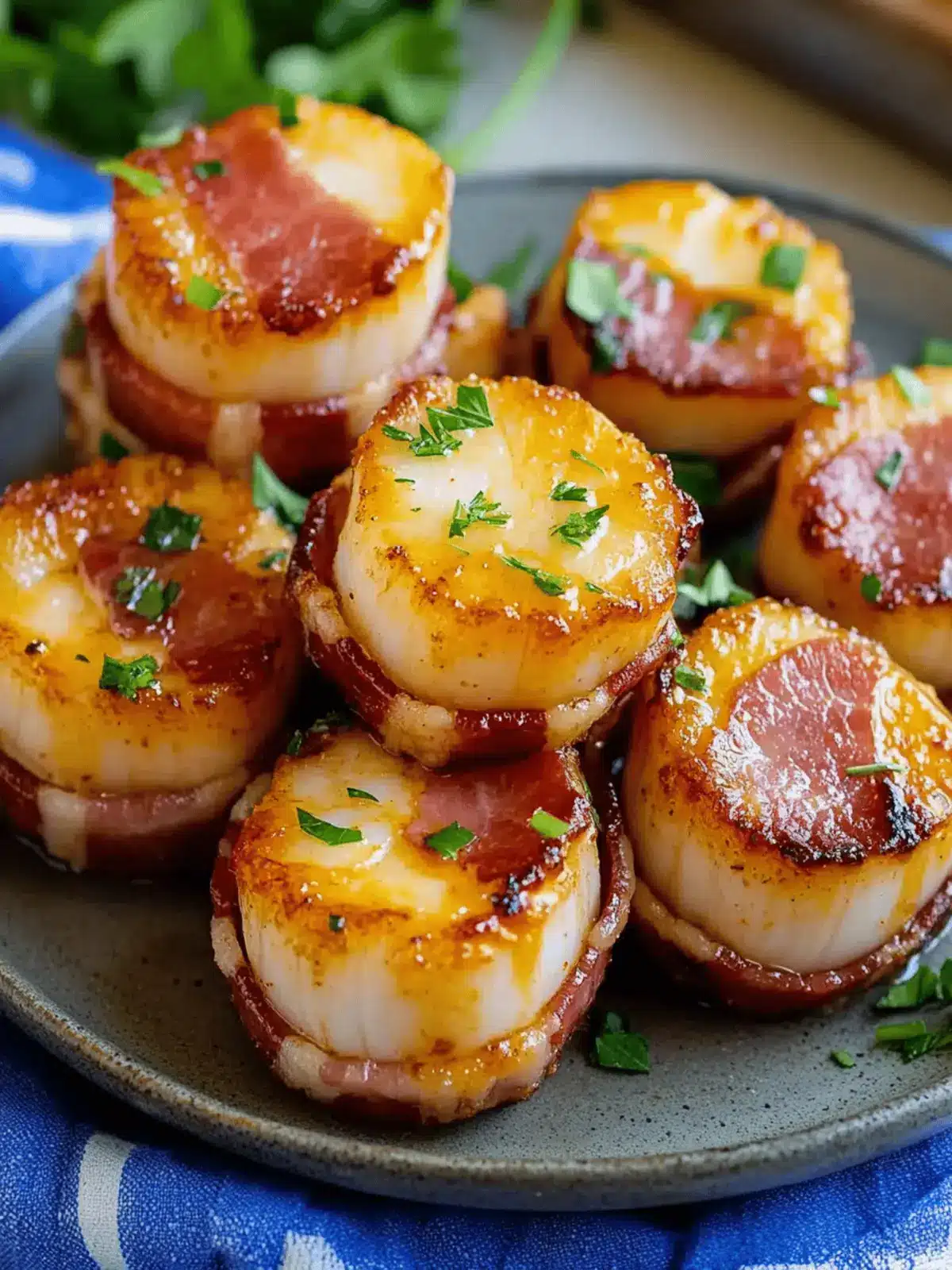 Bacon Wrapped Scallops