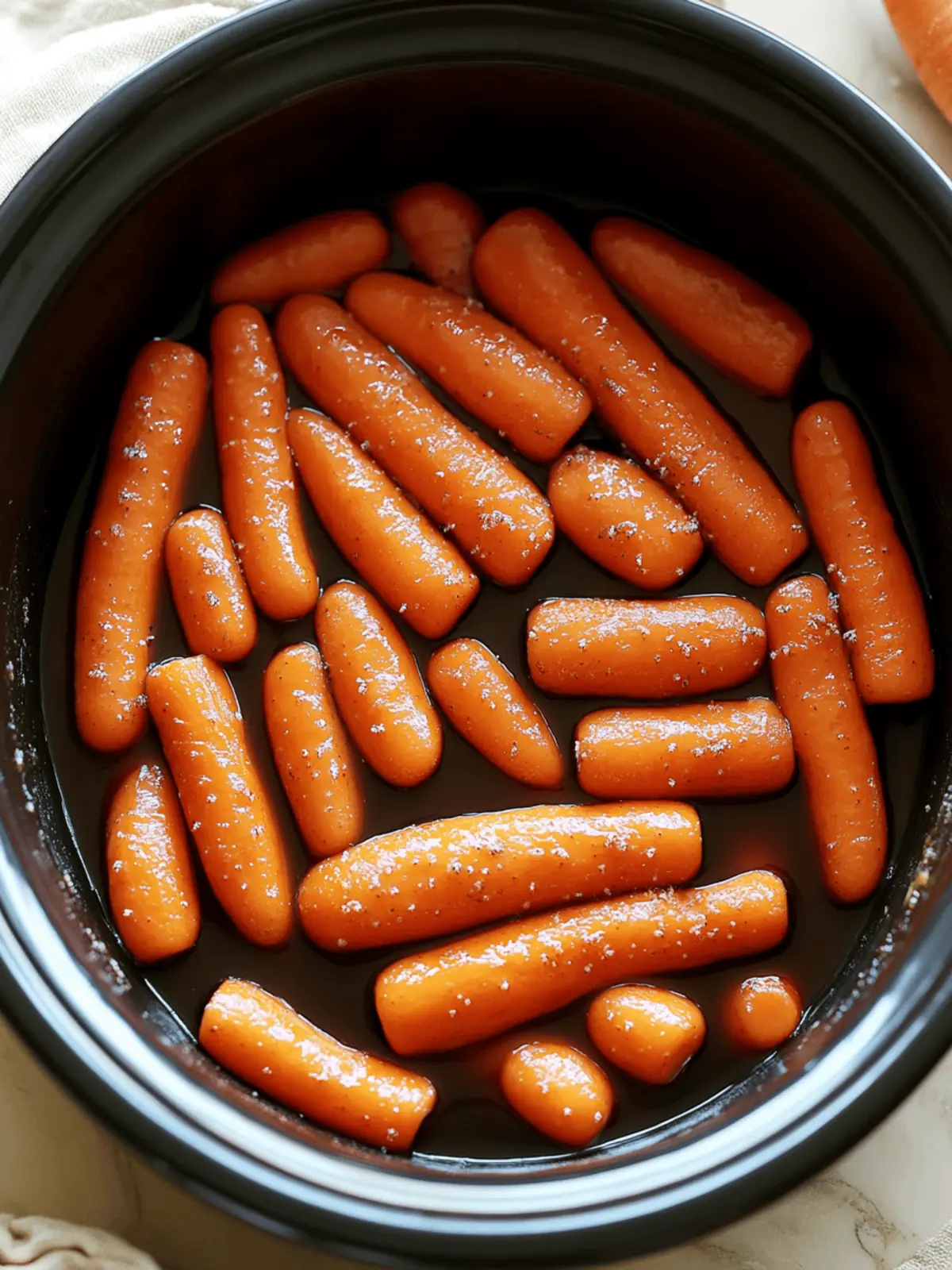 Slow Cooker Maple And Brown Sugar Glazed Carrots You’ll Love 2 Slow Cooker Maple & Brown Sugar Glazed Carrot