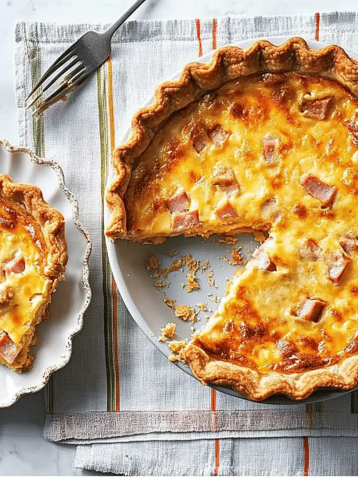 Ham and Cheese Quiche