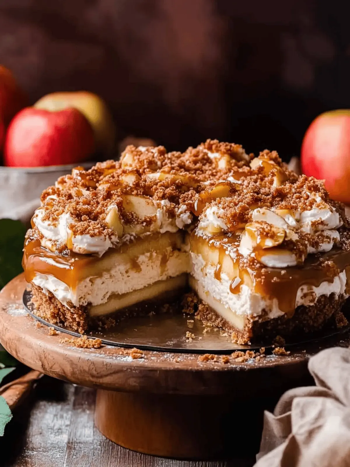 Decadent Salted Caramel Apple Pie Cheesecake Delight 3 salted caramel apple pie cheesecake