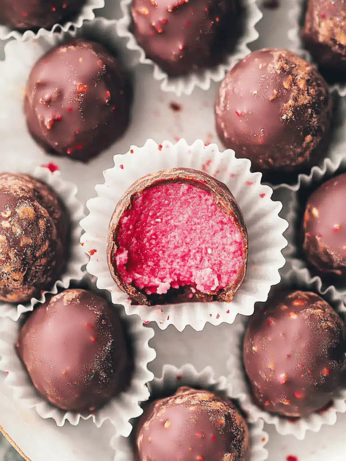 Delicious Raspberry Truffles: A Sweet Homemade Delight 4 Raspberry Truffles